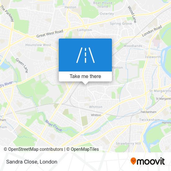 Sandra Close map