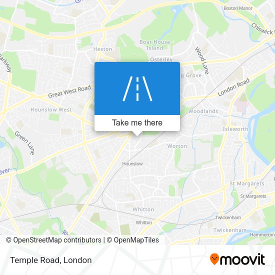 Temple Road map