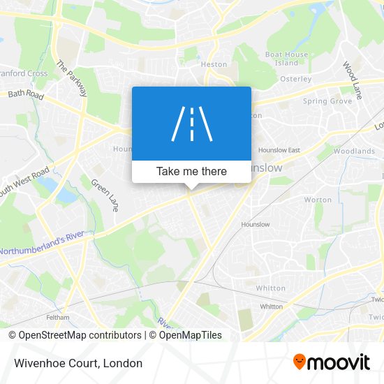 Wivenhoe Court map