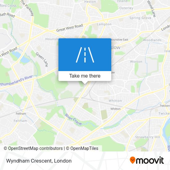 Wyndham Crescent map