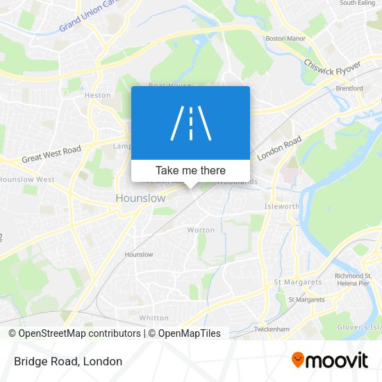 Bridge Road map