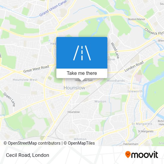 Cecil Road map