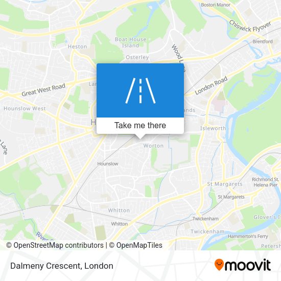 Dalmeny Crescent map