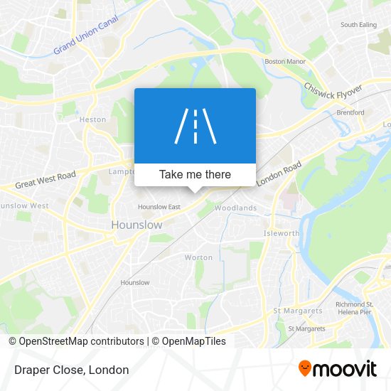 Draper Close map