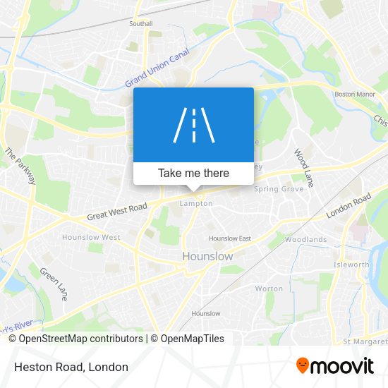 Heston Road map