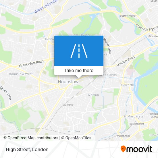 High Street map