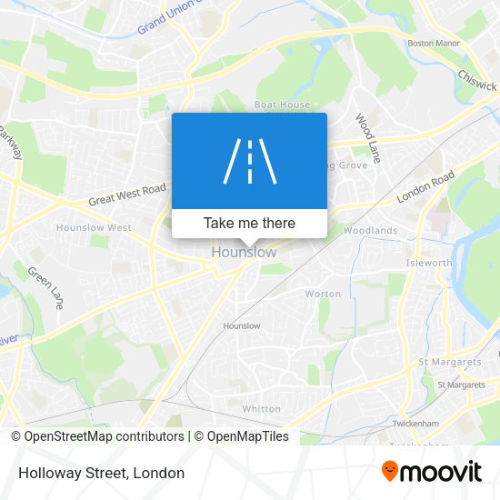 Holloway Street map
