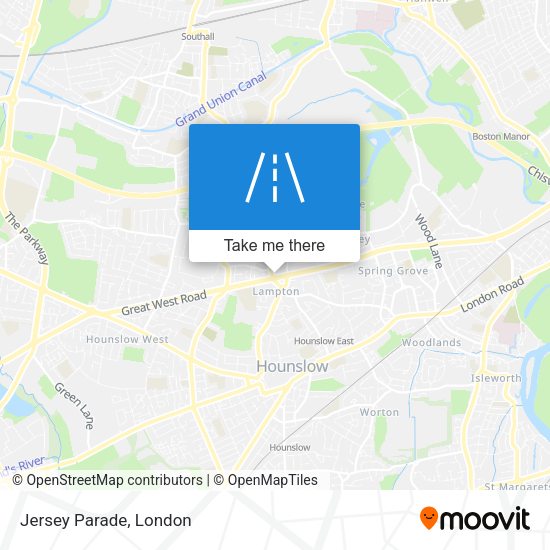 Jersey Parade map