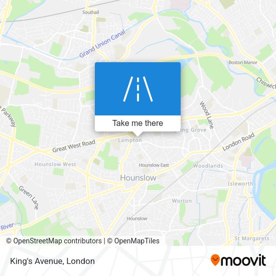 King's Avenue map
