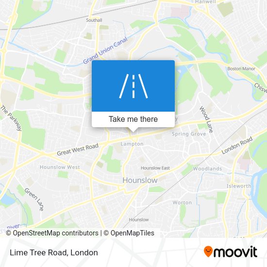 Lime Tree Road map
