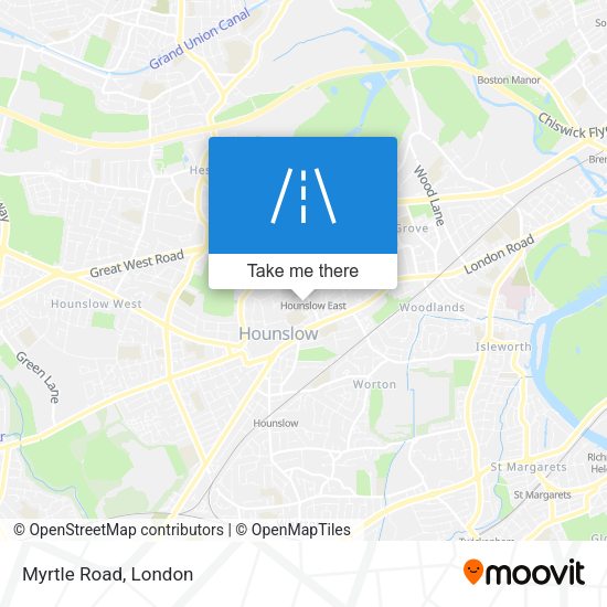 Myrtle Road map