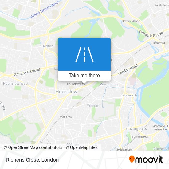 Richens Close map