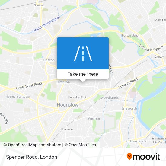 Spencer Road map