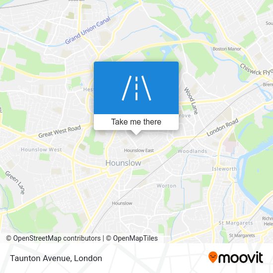 Taunton Avenue map