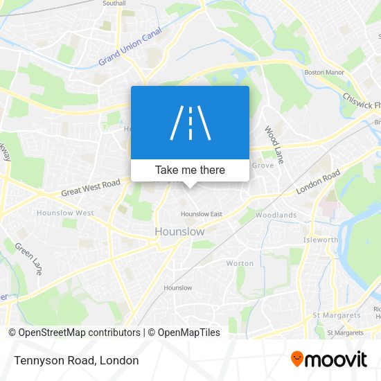 Tennyson Road map