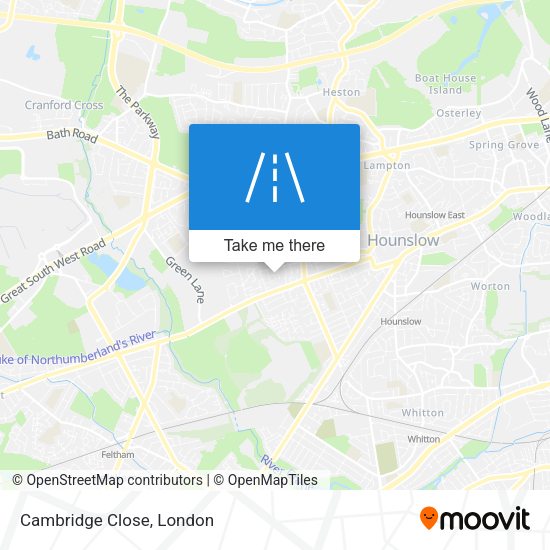 Cambridge Close map