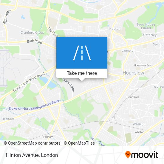 Hinton Avenue map
