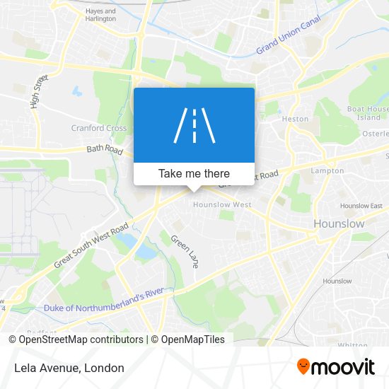Lela Avenue map