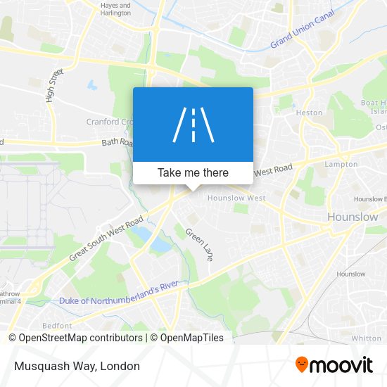 Musquash Way map