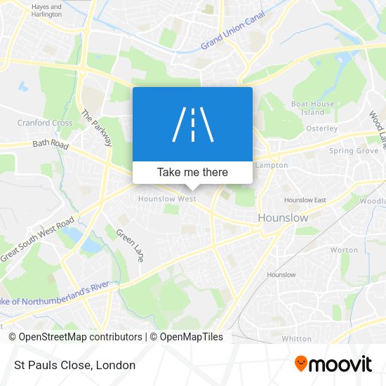 St Pauls Close map