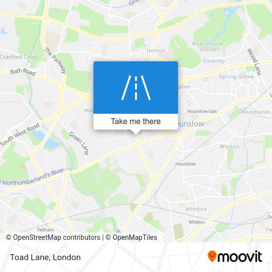 Toad Lane map
