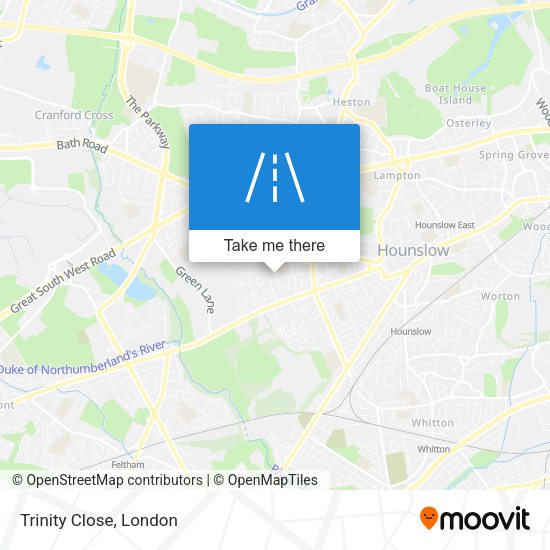 Trinity Close map