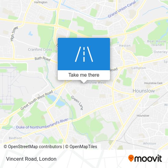 Vincent Road map