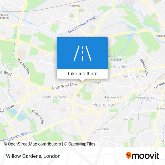 Willow Gardens map