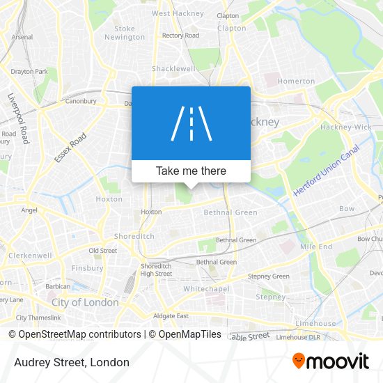 Audrey Street map