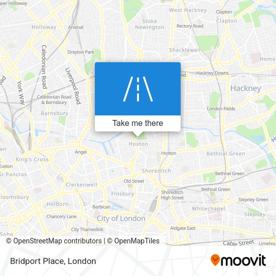 Bridport Place map