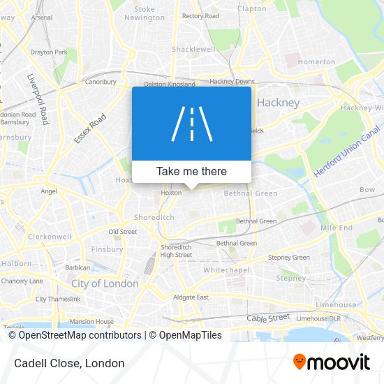 Cadell Close map
