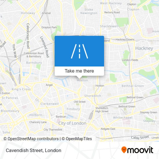 Cavendish Street map