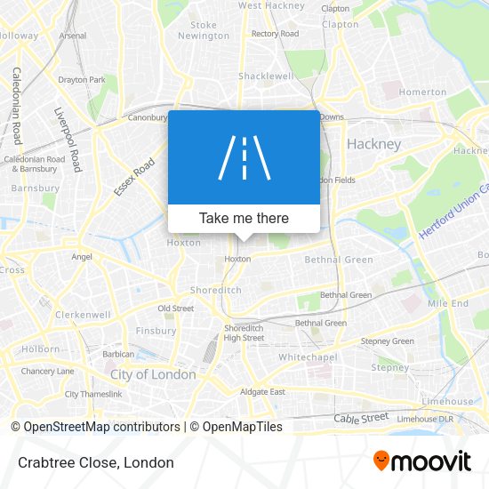 Crabtree Close map