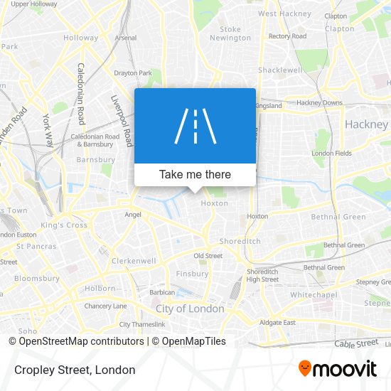 Cropley Street map