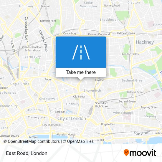 East Road map