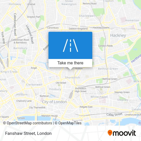 Fanshaw Street map
