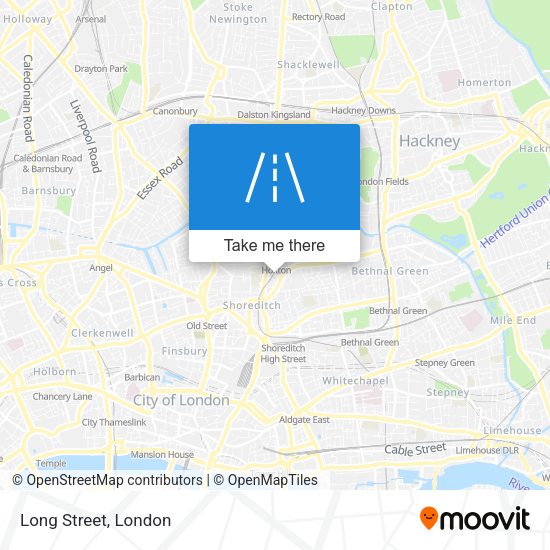 Long Street map