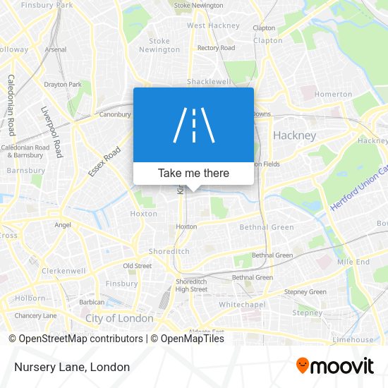 Nursery Lane map