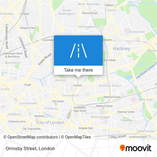 Ormsby Street map