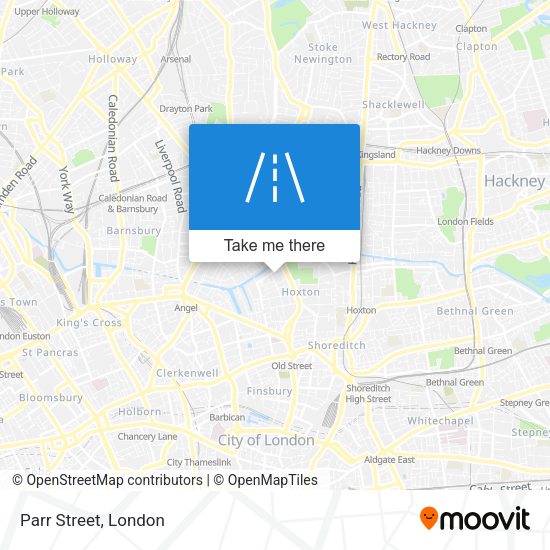 Parr Street map
