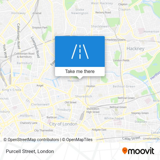 Purcell Street map