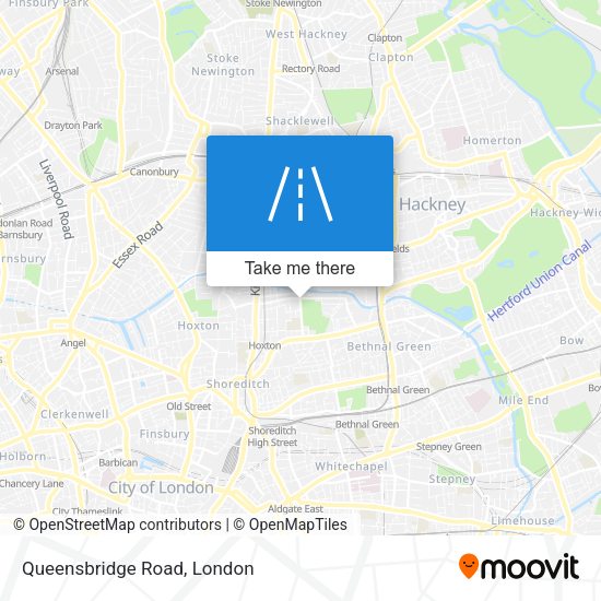 Queensbridge Road map