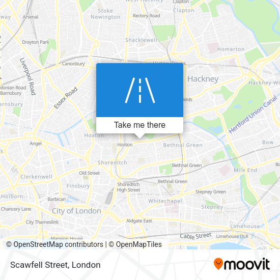 Scawfell Street map