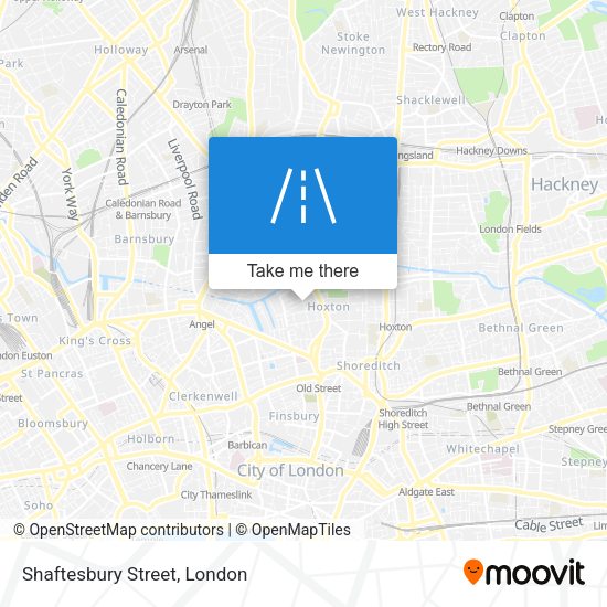 Shaftesbury Street map
