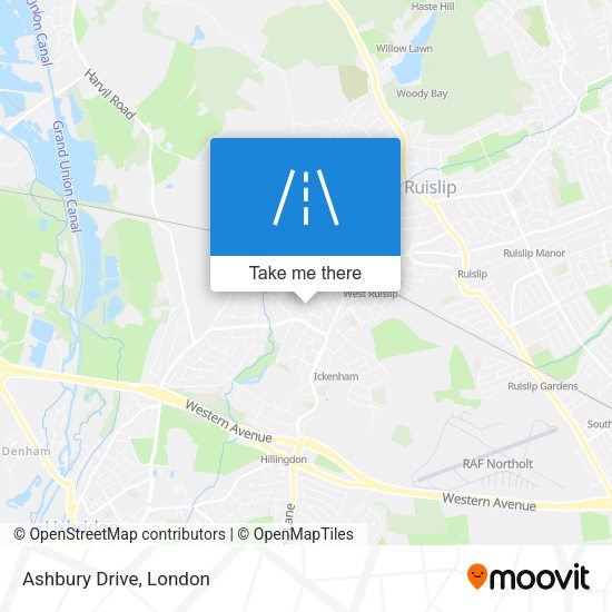 Ashbury Drive map
