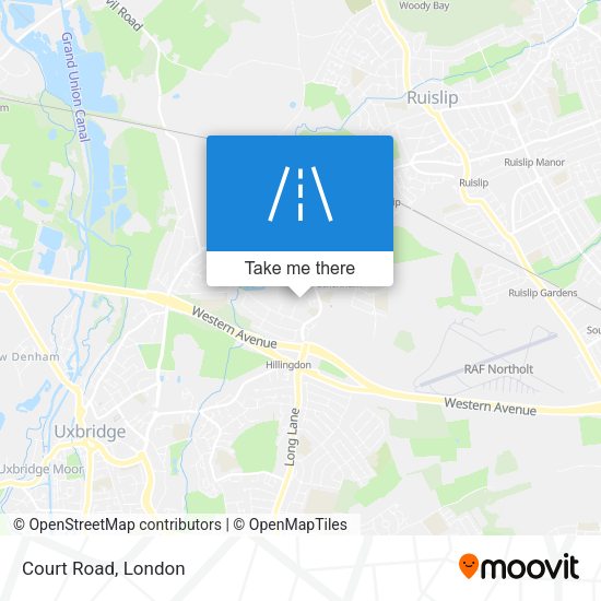 Court Road map
