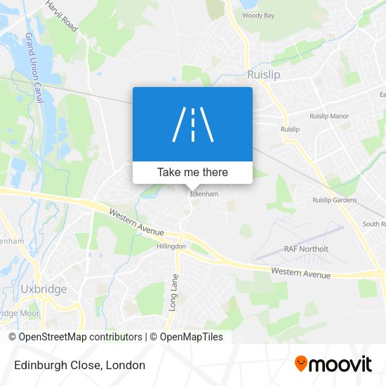 Edinburgh Close map