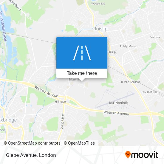 Glebe Avenue map