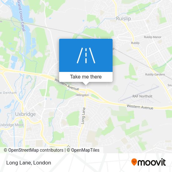 Long Lane map