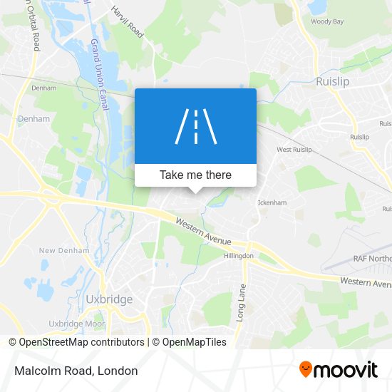 Malcolm Road map